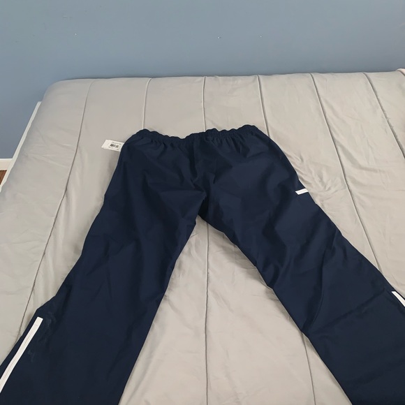 WOMENS ADIDAS CLIMAPROOF®️ Wind PANTS NAVY BLUE - Picture 6 of 8